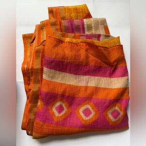 Vibrant Striped Scarf saris dress India